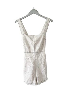 Urban Outfitters Cream Cross Back Romper NEW